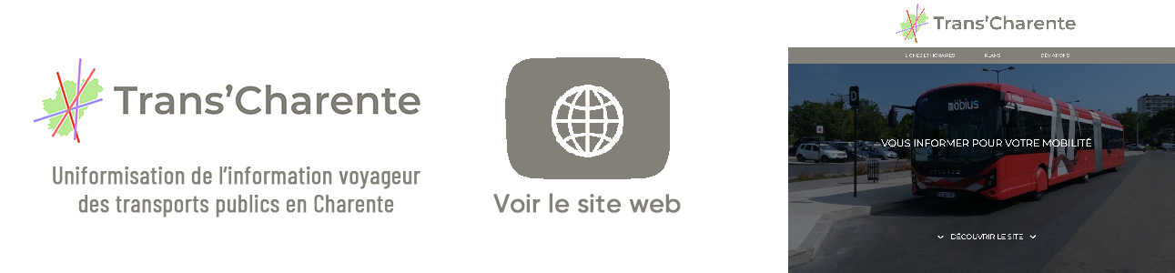 Création du site de Trans'Charente.